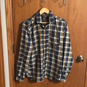 Volcom button up flannel